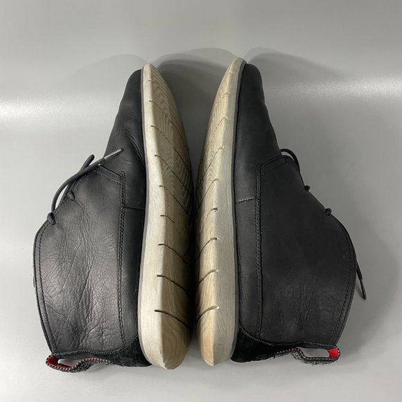 UGG Black Leather Freamon Waterproof Chukka, Men\'s Size 13 main image 10